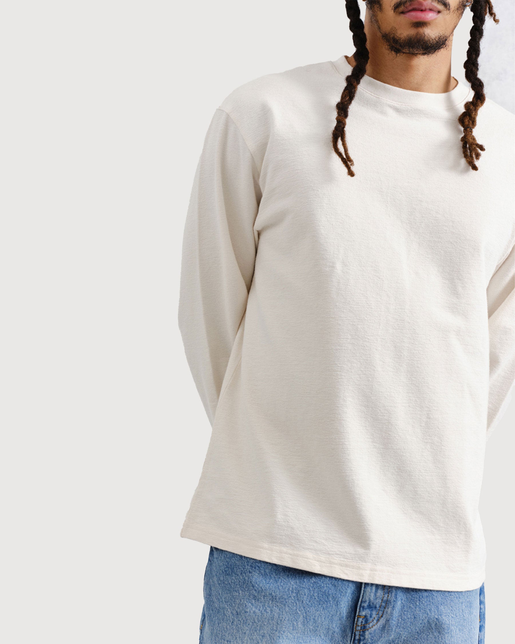 Wax London Longsleeve Hayden Weiß