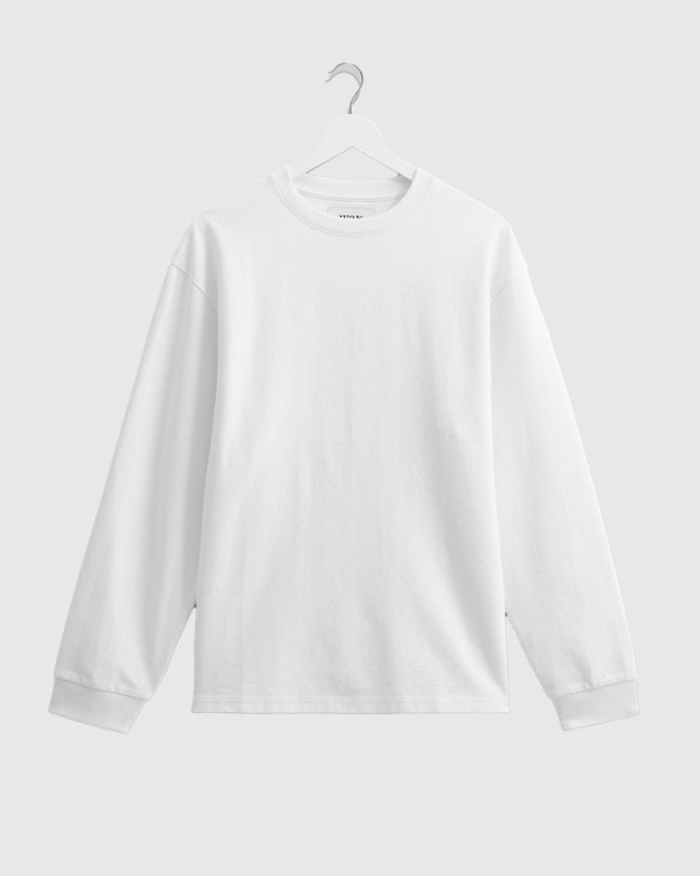 Wax London Longsleeve Hayden Weiß