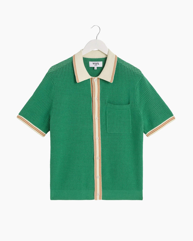 Wax-London-Polo-Shirt-Belle-Green-Tipped-Pointelle-01