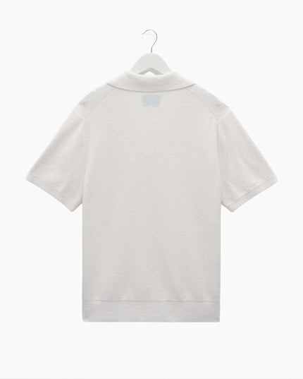 Wax-London-Polo-Shirt-Siena-Ecru-Boucle-Knitted-02