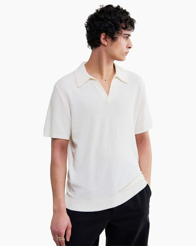 Wax-London-Polo-Shirt-Siena-Ecru-Boucle-Knitted-04